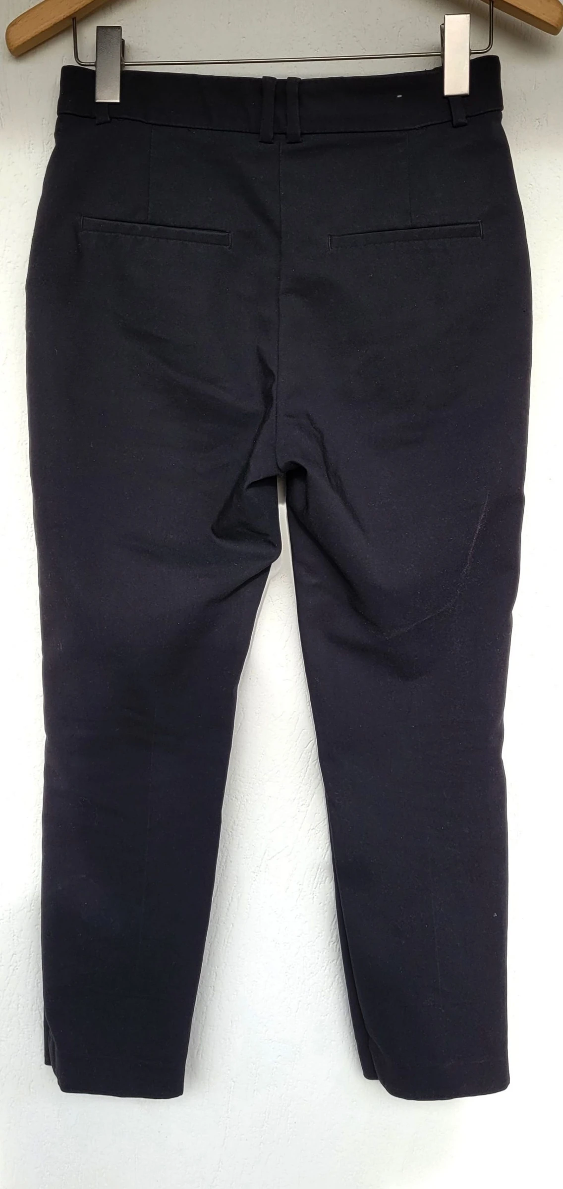 H&M Calça Preta TM/TFr38-Preta-Corte Justo e Cintura Elástica em BE – photo 3